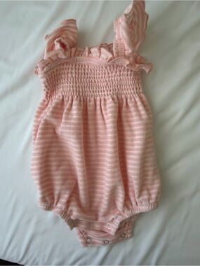 Altar’d State Kids Pink Stripe Bubble (3m)